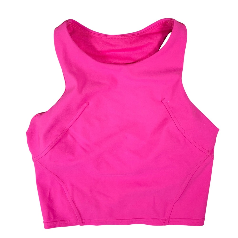 Lululemon Women's Invigorate Tank Top Size 4 Hot Pink Athleisure Activewear